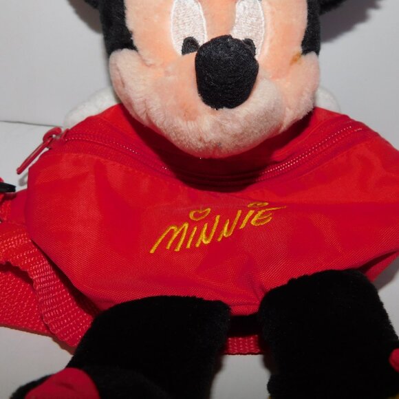 Vintage Disney World Minnie Mouse Plush kids Fanny Pack waist belt bum Bag - Picture 3 of 6